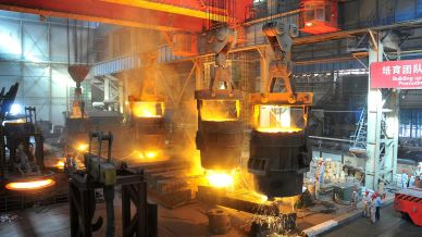 इस्पात संयंत्र के लिए फर्नेस फाउंड्री 320t कास्टिंग ओवरहेड लडल क्रेन